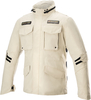 Alpinestars MO.ST.EQ Field giacca tessile moto impermeabile,  beige,  dimensione 2XL per uomo