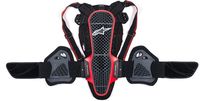 Alpinestars Nucleon KR-3 Protezione per la schiena,  nero-rosso,  dimensione XS per uomo