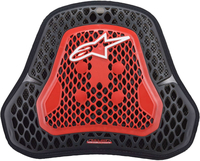Alpinestars Nucleon KR-CELL CiR Protettore toracico,  nero-rosso,  dimensione L per uomo
