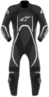 Alpinestars Orbiter Abito monopezzo in pelle,  nero-bianco,  dimensione 48