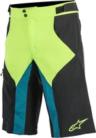 Alpinestars Outrider Calzoncini da ciclista,  nero-verde,  dimensione 28