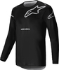 Alpinestars Racer Graphite Maglia da motocross,  nero-grigio,  dimensione S per uomo