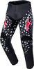 Alpinestars Racer North Pantaloni Motocross Giovani,  nero-bianco,  dimensione 24