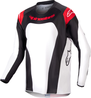 Alpinestars Racer Ocuri Maglia Motocross Giovanile,  nero-bianco-rosso,  dimensione XL