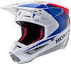 Alpinestars SM5 Honda Casco Motocross,  bianco-rosso-blu,  dimensione S per uomo