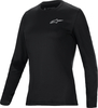 Alpinestars Stella A-Dura Thermal Maglia da bicicletta da donna a maniche lunghe,  nero,  dimensione L per donne