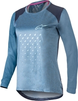 Alpinestars Stella Alps 6.0 Maglia da bicicletta LS Ladies,  blu,  dimensione S per donne