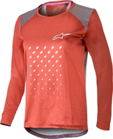 Alpinestars Stella Alps 6.0 Maglia da bicicletta LS Ladies,  rosso,  dimensione M per donne