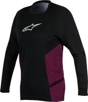 Alpinestars Stella Drop 2 LS Camicia donna biciclette,  nero-porpora,  dimensione XL per donne
