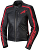 Alpinestars Stella Dyno Giacca in pelle da moto da donna,  nero-rosso,  dimensione S per donne
