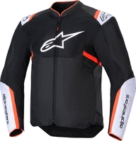 Alpinestars T-Sps Air V2 Giacca tessile da moto,  nero-bianco-rosso,  dimensione 2XL per uomo