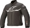 Alpinestars T-SPS Giacca tessile per moto per bambini impermeabile,  nero-bianco