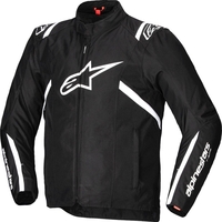 Alpinestars T-SPS V2 giacca tessile moto impermeabile,  nero-bianco,  dimensione 3XL per uomo