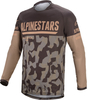 Alpinestars Venture R Camo Maglia Motocross,  nero-marrone,  dimensione 2XL