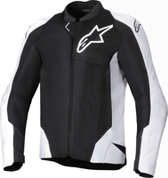 Alpinestars Viper Air V4 Giacca tessile da moto,  nero-bianco,  dimensione L per uomo