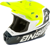 Answer AR-1 Voyd Casco Motocross,  grigio-giallo,  dimensione S