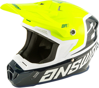 Answer AR-1 Voyd Casco Motocross,  grigio-giallo,  dimensione S