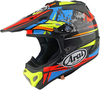 Arai MX-V EVO Track Casco da motocross,  nero-multicolore,  dimensione L per uomo