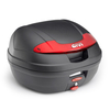 Bauletto GIVI E340N Vision Monolock,  nero-rosso