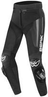 Berik Kendo Pantaloni Moto in Pelle,  nero,  dimensione 56