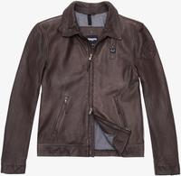 Blauer USA Jackson Giacca in pelle,  marrone,  dimensione S