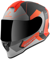 Bogotto V151 Sacro Casco,  nero-arancione,  dimensione XS