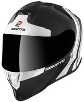 Bogotto V151 Wild-Ride Casco,  nero-bianco,  dimensione XL per uomo