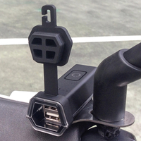 Booster 12/24V Caricabatterie USB,  nero per uomo