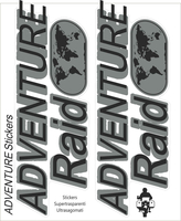 Booster Adventure Raid Set di adesivi,  nero