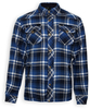 Bores Lumberjack Camicia,  bianco-blu,  dimensione 4XL