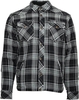 Bores Lumberjack Camicia,  nero-grigio-bianco,  dimensione XL