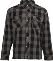 Bores Lumberjack Camicia,  nero-grigio,  dimensione 7XL