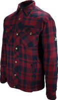Bores Lumberjack Camicia,  nero-rosso,  dimensione XL