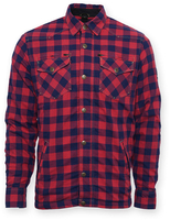 Bores Lumberjack Camicia,  rosso-blu,  dimensione L