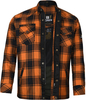 Bores Lumberjack Premium Camicia da moto,  nero-arancione,  dimensione 4XL per uomo
