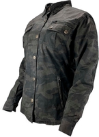 Bores Military Jack Giacca tessile da donna,  nero-multicolore,  dimensione 2XL per donne