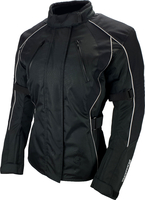 Bores Shanon Giacca tessile da moto da donna,  nero,  dimensione XS per donne