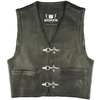 Bores Sunride 1 Gilet in pelle,  nero,  dimensione XL