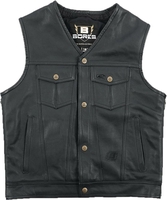 Bores Sunride 6 Veste in pelle,  nero,  dimensione S
