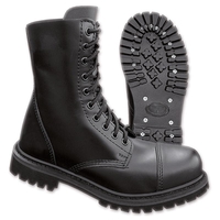 Brandit 10 Eyelet Stivali,  nero,  dimensione 38 per uomo