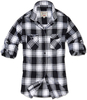 Brandit Amy Flanell Ladies Camicia,  nero-bianco,  dimensione 4XL per donne