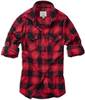 Brandit Amy Flanell Ladies Camicia,  nero-rosso,  dimensione 4XL per donne
