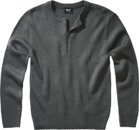 Brandit Armee Pullover,  nero-grigio,  dimensione 2XL per uomo