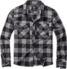 Brandit Check Camicia,  nero-grigio,  dimensione L per uomo