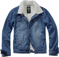 Brandit Sherpa Denim Giacca,  blu,  dimensione 4XL