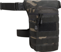 Brandit Side Kick Borsa Gamba,  nero-grigio per uomo