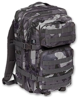 Brandit US Cooper L Zaino,  nero-grigio per uomo