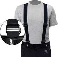 Büse Bretelle con ganci,  nero,  dimensione XL