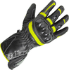 Büse Misano Guanti donna,  nero-giallo,  dimensione M L per donne