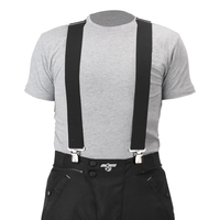 Büse Parentesi graffe universale,  nero per uomo